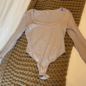 Free People Long Sleeve Bodysuit